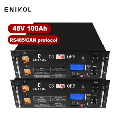 Lifepo4 48 Volt Batería de iones de litio 100ah 200ah 24V 5kwh Batería del sistema solar fuera de la red