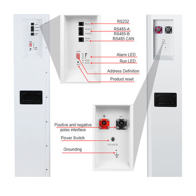 10kwh Solar Lifepo4 Batería Powerwall 48V Fuera de la red Batería de iones de litio 100ah 200ah