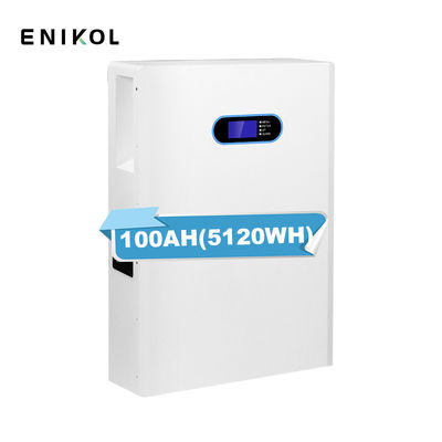 ESS de interior 100ah Batería LiFePo4 montada en la pared 48V Baterías de litio recargables