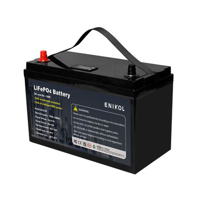 12V de ciclo profundo RV LiFePo4 Batería 100ah Energía inteligente Batería de litio solar