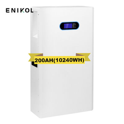 Batería de almacenamiento de energía montada en la pared 51.2V 200ah 48V 100ah Batería Lifepo4