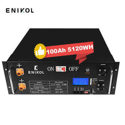 Batería Li-Ion LiFePo4 acumulable 24V 200ah Batería solar recargable 100ah 48V