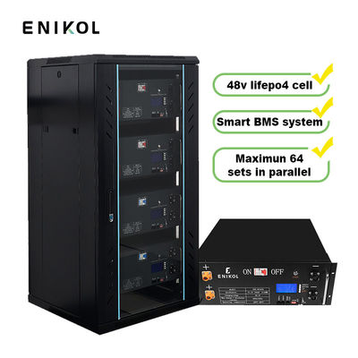 Batería LiFePo4 acumulable de 48V 100ah Batería solar de litio polímero de 24V 200ah