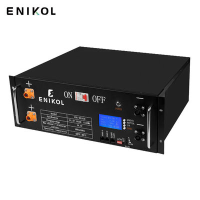 Inicio 51.2V 100AH Batería de almacenamiento de energía para el hogar 64 Max paralelo Fósfato de hierro de litio