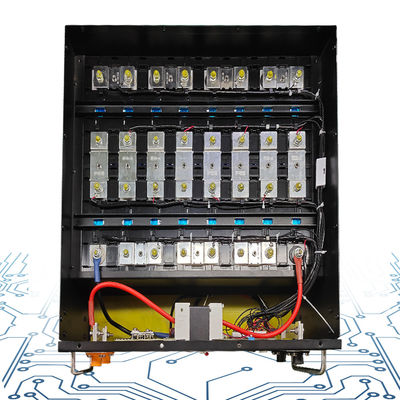 LiFePO4 Batería solar de 48V con pantalla LCD, 100h Batería de Fósforo de Hierro de Litio