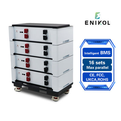 Batería de litio acumulable de 48v 100ah 51.2v 10kwh 20kwh Almacenamiento de energía para el hogar Lifepo4 Batería
