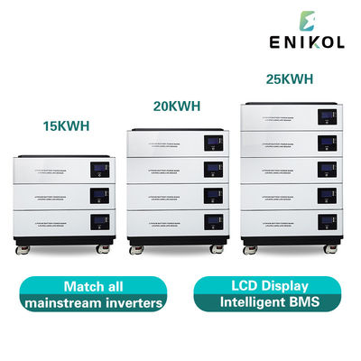 Batería de almacenamiento de energía para el hogar 5KW de litio hierro fosfato 51.2V Lifepo4 Batería para la energía solar