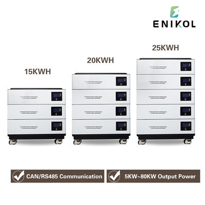 Sistemas de energía de respaldo de batería solar de 48V 5KW 51.2V LiFePO4 Batería con carcasa de acero