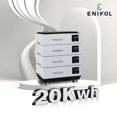 OEM Batería de iones de litio de grado A Batería LFP de 48v 100ah Batería solar de 20kwh Batería apilada
