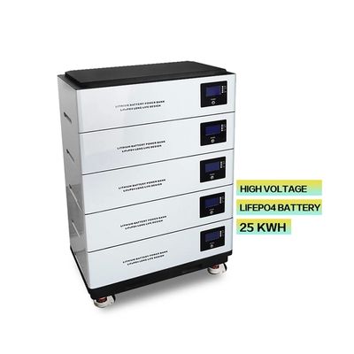 51.2v Batería LiFePo4 apilada 100ah Sistema de energía solar de 48v Batería de litio con BMS