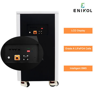 Batería de litio y fosfato de hierro con BMS para sistemas solares de 48 V