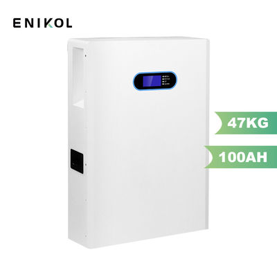 48V 100AH LiFePO4 Batería de alta capacidad Batería de iones de litio Instalada en la pared Almacenamiento de energía