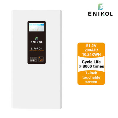 48V 300AH 15kwh Batería solar LiFePO4 montada en la pared para el sistema de energía solar fuera de la red