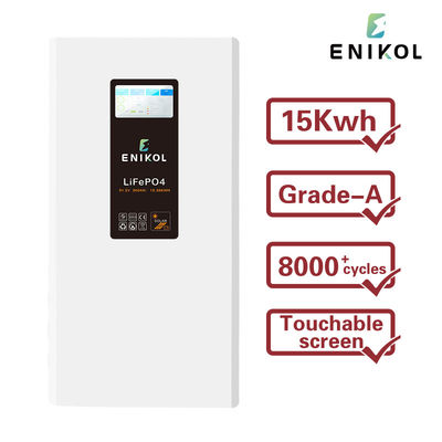58Batería de litio de.4V 200Ah 100Ah 48V Batería solar de 15kwh Construida en BMS RS485/RS232/CAN