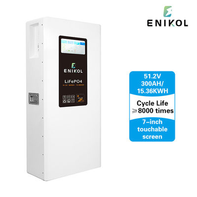 Pantalla táctil de 7 pulgadas 100AH-300AH Batería solar 48V Batería de litio Lifepo4