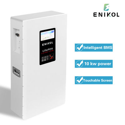 Batería de litio de 48V 15KWH 51.2V 300Ah montada en la pared Batería LiFePO4 con pantalla táctil