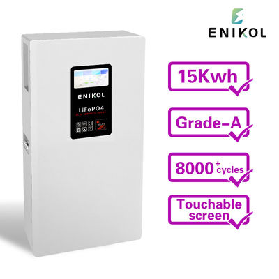 300Ah 51.2V Batería solar LiFePO4 montada en la pared Batería de litio hierro fosfato