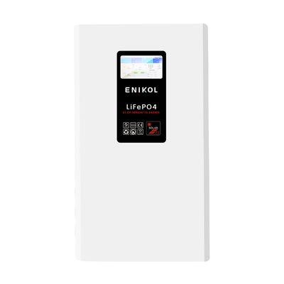 Almacenamiento de energía solar para el hogar de litio 51.2V 300Ah Batería LiFePo4 montada en la pared con BMS incorporado
