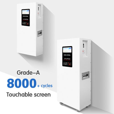 Pantalla táctil de 7 pulgadas Batería de almacenamiento de energía para el hogar Batería de litio 51.2v 15KWH